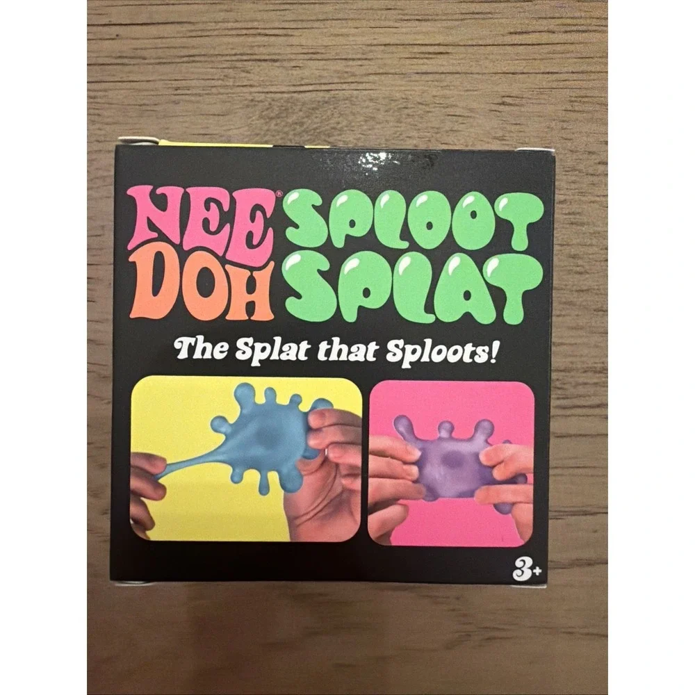 Pink NeeDoh SPLOOT SPLAT, Nee Doh Splatter Fidget, Nee-doh SplootSplat Squishy - Picture 2 of 4